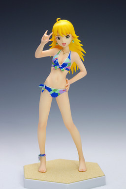 Hoshii Miki (Swimsuit), THE IDOLM@STER, Wave, Pre-Painted, 1/10, 4943209551026